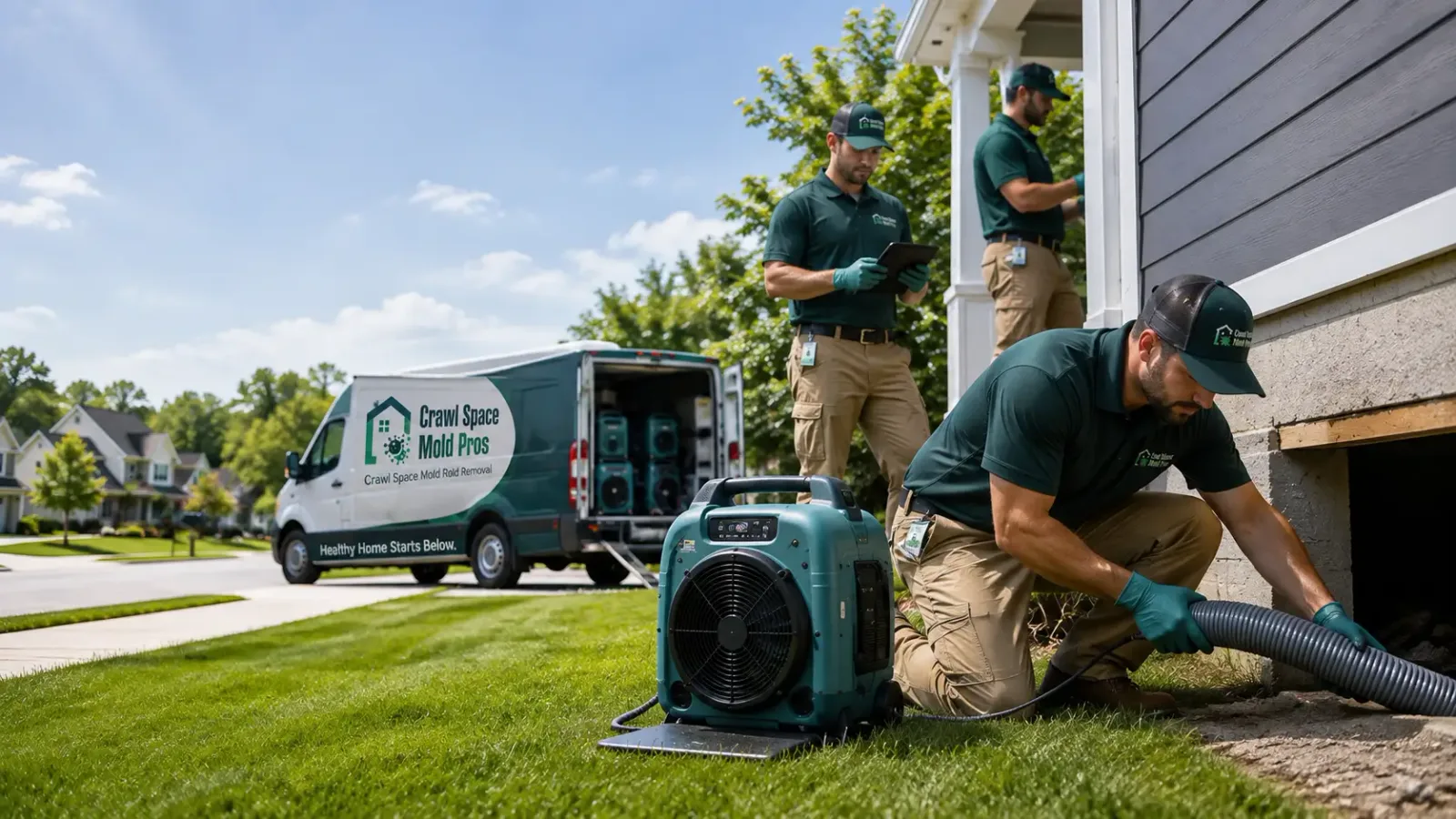 Crawl Space Mold Removal in Altamont, IL
